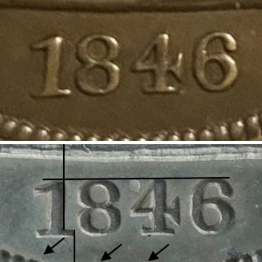 1846-$1-Liberty-Seated-Dollar-#7